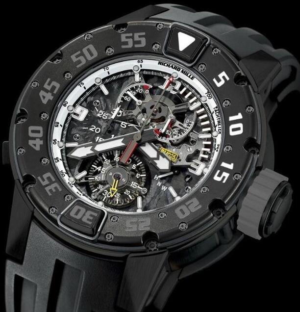 Replica Richard Mille RM 025 Tourbillon Chronograph Diver Black Watch Replica Richard Mille RM 025 Tourbillon Chronograph Diver Black Watch